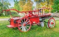 Old fire cart Royalty Free Stock Photo