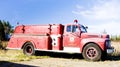 old fire engine, Maine, USA Royalty Free Stock Photo