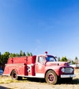 old fire engine, Maine, USA Royalty Free Stock Photo
