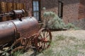 Vintage firefighting equipment, Virginia City, Nevada Royalty Free Stock Photo