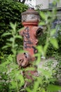 Old fire hydrant in Berlin, Friedrichshain, Germany Royalty Free Stock Photo
