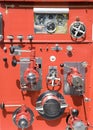 Old Fire Truck Controls Royalty Free Stock Photo