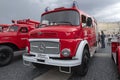 Old fire truck Mercedes-Benz 1113 Royalty Free Stock Photo