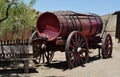 Old fire water wagon Royalty Free Stock Photo