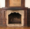 Old fireplace Royalty Free Stock Photo