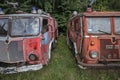 Old firetrucks in Poland Royalty Free Stock Photo