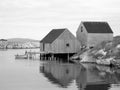 Old Fish Shacks Royalty Free Stock Photo