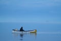 The old fisherman returns home from the sea early in the morning.