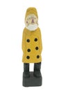 Old fisherman statuette Royalty Free Stock Photo
