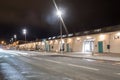 Old fishermen huts in port of Reykjavik, new used by artists and tourist shops