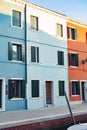 Fishermen`s village of Burano, Venice, Italy Royalty Free Stock Photo