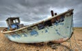 Old fishing boat abondond and rotting Royalty Free Stock Photo