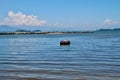 A fishing boat in the sea Royalty Free Stock Photo