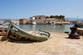 Old fishing boat. Chania, Crete, Greece
