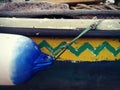 Old fishing boat close-up detail