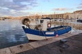 Old fishing boat in Marseille harbor, France Royalty Free Stock Photo