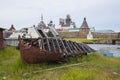 The monastery on Solovki Island Russia Royalty Free Stock Photo