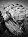 Old fishing boat wreck Royalty Free Stock Photo