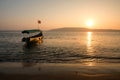 Old fishing boats on beach in Goa, India. Royalty Free Stock Photo