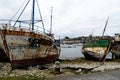 Old Rusty boats in France camaret sur Mer