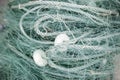 Old fishing nets Royalty Free Stock Photo