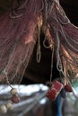 Old fishing nets Royalty Free Stock Photo