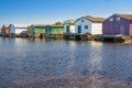 Old Fishing Sheds in Newfoundland, Canada Royalty Free Stock Photo