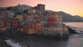 The old fishing village of Boccadasse, Genoa, Italy