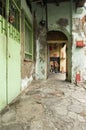 Old five foot way walkway, George Town, Penang, Malaysia Royalty Free Stock Photo