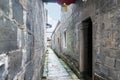 Old flagstone alleyway