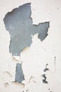Old flaky white paint peeling off Royalty Free Stock Photo