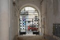 Old flathouse inner gates in Lviv.