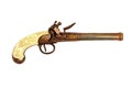 Old flintlock gun