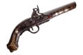 Old flintlock pistol Royalty Free Stock Photo