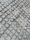 Old floor made from cement bricks Royalty Free Stock Photo