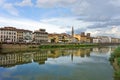 Old Florence and river Arno