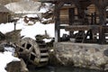 Old flour mill power by water in Maramures, Romania Royalty Free Stock Photo