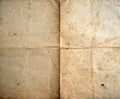 Old folded paper sheet background Royalty Free Stock Photo