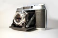 Old folding camera Royalty Free Stock Photo