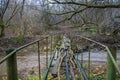 Old foot bridge Royalty Free Stock Photo