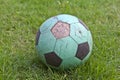 Old football Royalty Free Stock Photo