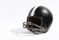 Old football helmet Royalty Free Stock Photo