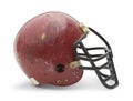 Old Football Helmet Side Royalty Free Stock Photo