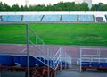 Old football stadium Royalty Free Stock Photo