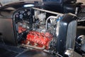 Old ford engine Royalty Free Stock Photo