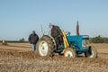 Old ford fergusen tractor at ploughing match