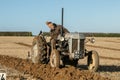 Old ford fergusen tractor at ploughing match