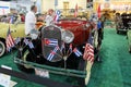 Old ford with flags
