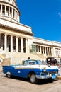 Old Ford parked at the Havana Capitol