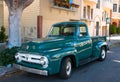 Old Ford Pickup Truck Parked on San Francisco Street, California, USA Royalty Free Stock Photo